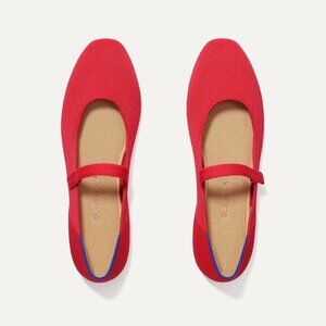 Rothy's The Square Mary Jane - Lollipop Red Size 8